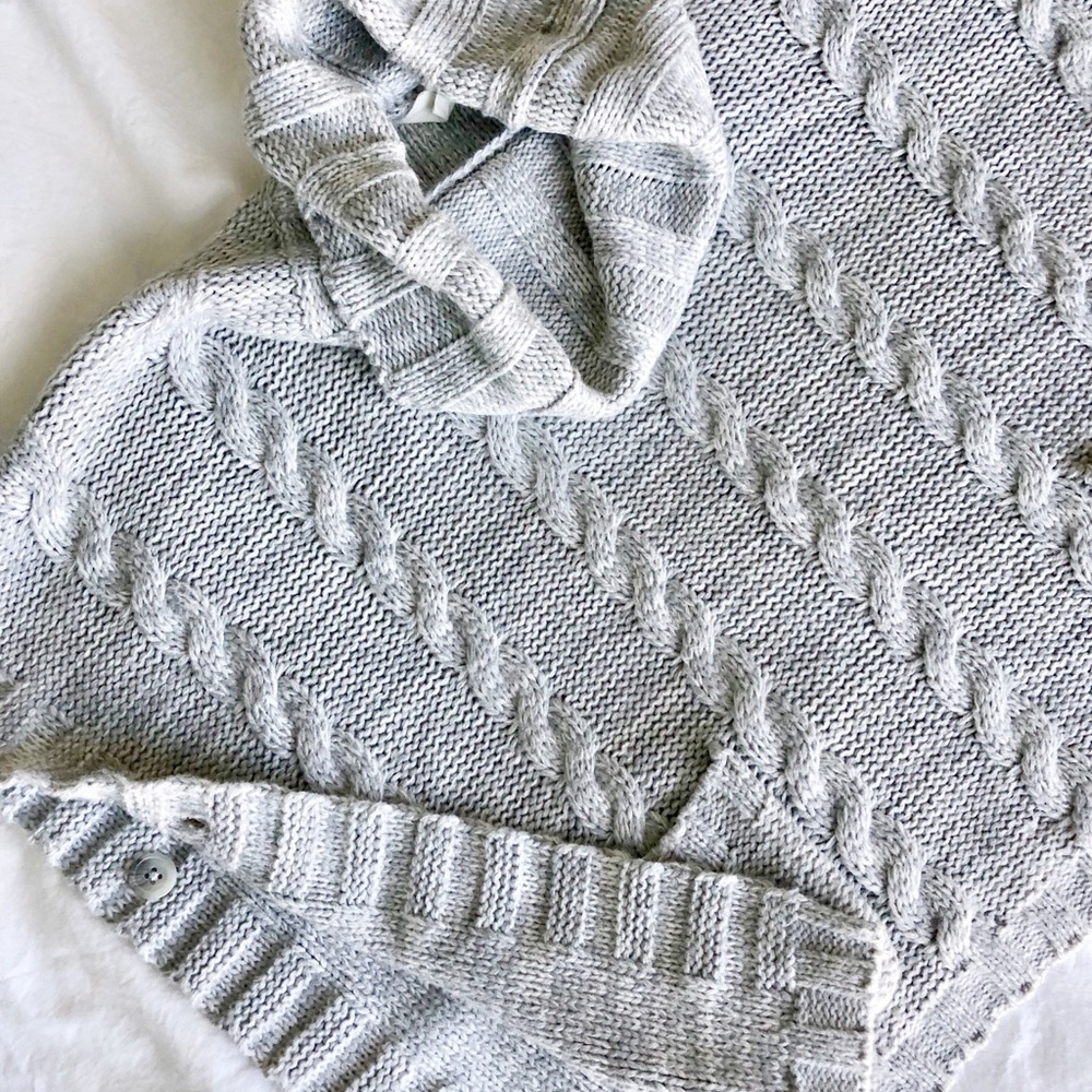 Girls Sweater Poncho